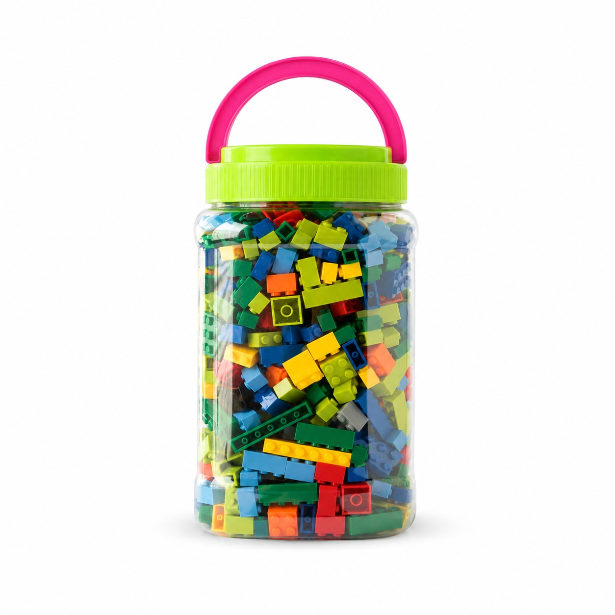 Bocal Rempli en LEGO Coloré